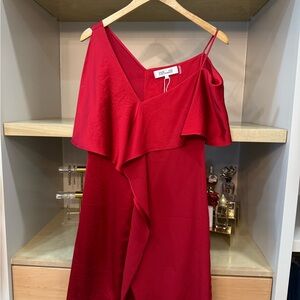 Diane Von Furstenberg Red Dress